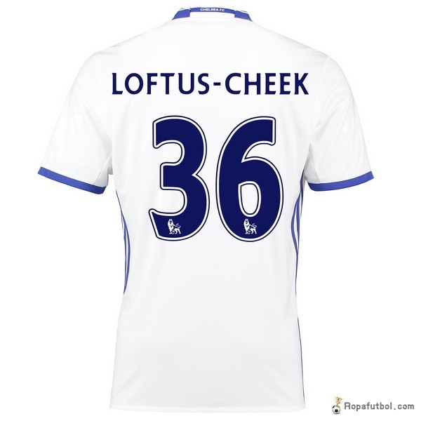 Camiseta Chelsea Replica Tercera Ropa Loftus Cheek 2016/17 Blanco